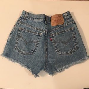 Levi 512 denim shorts